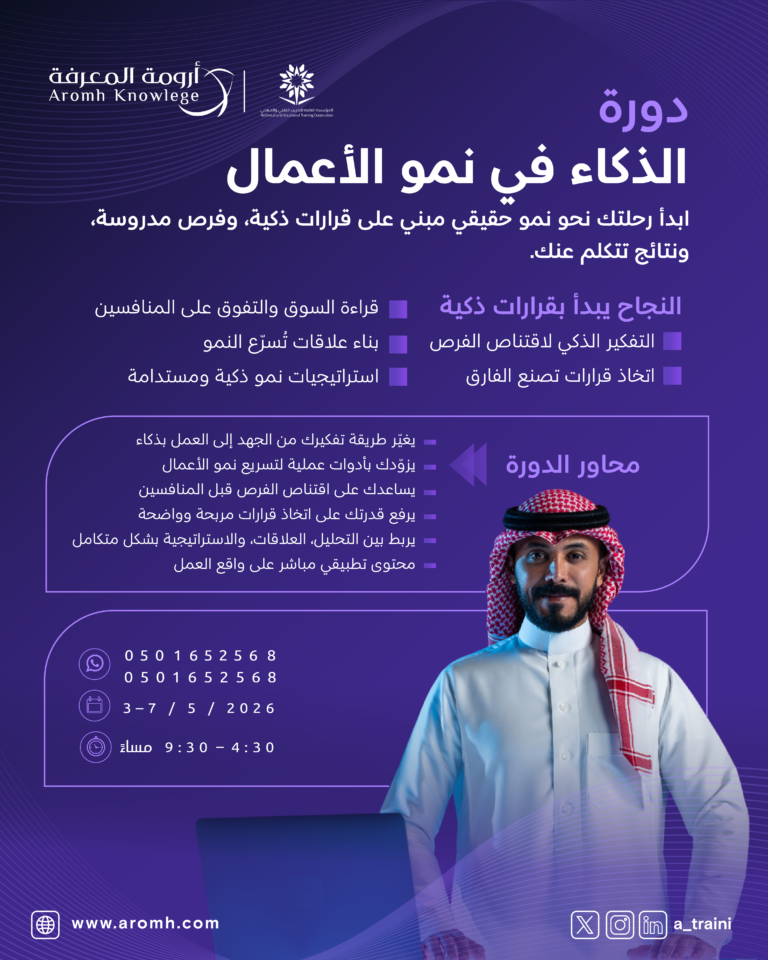 دورة الذكاء في نمو الاعمال