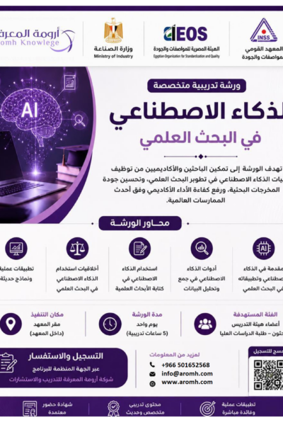 الذكاء الاصطناعي في البحث العلمي