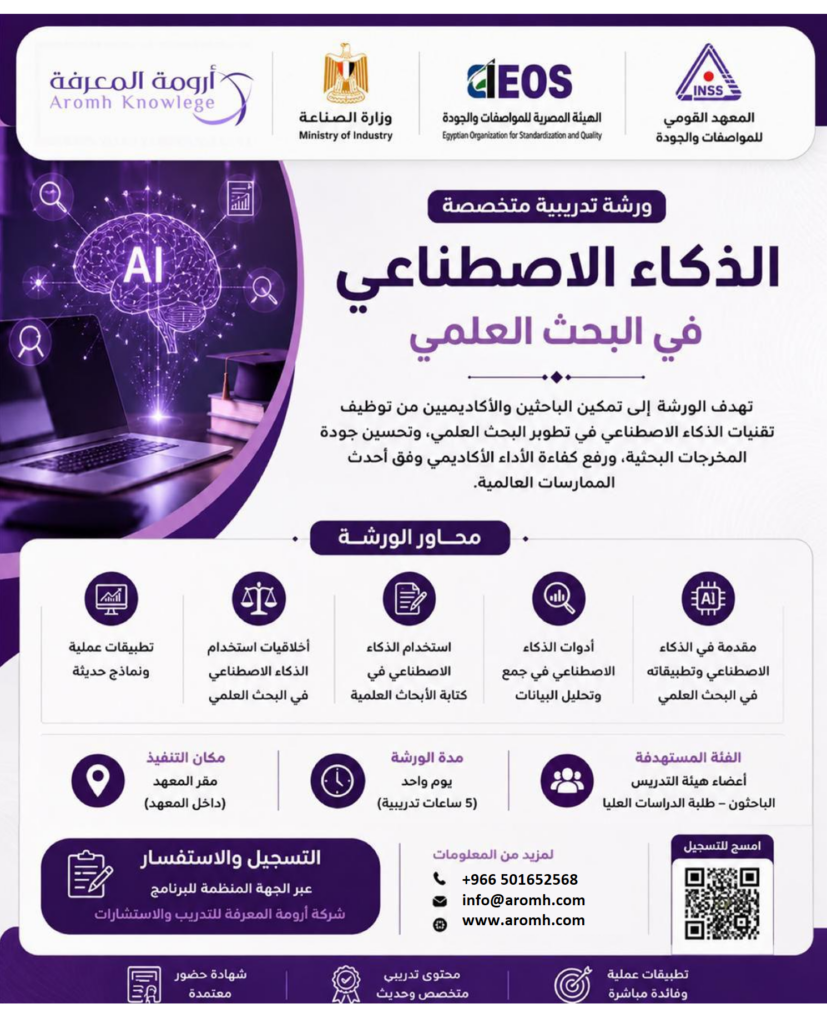 الذكاء الاصطناعي في البحث العلمي